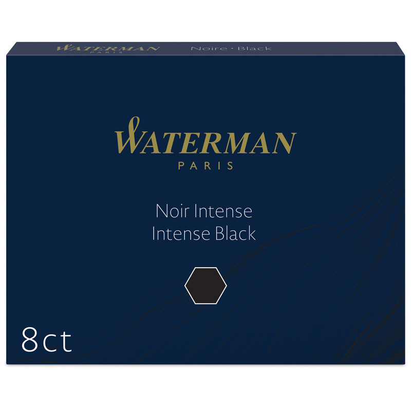 Картриджи чернильные Waterman Standart, черный, 8шт., картонная коробка, 152506