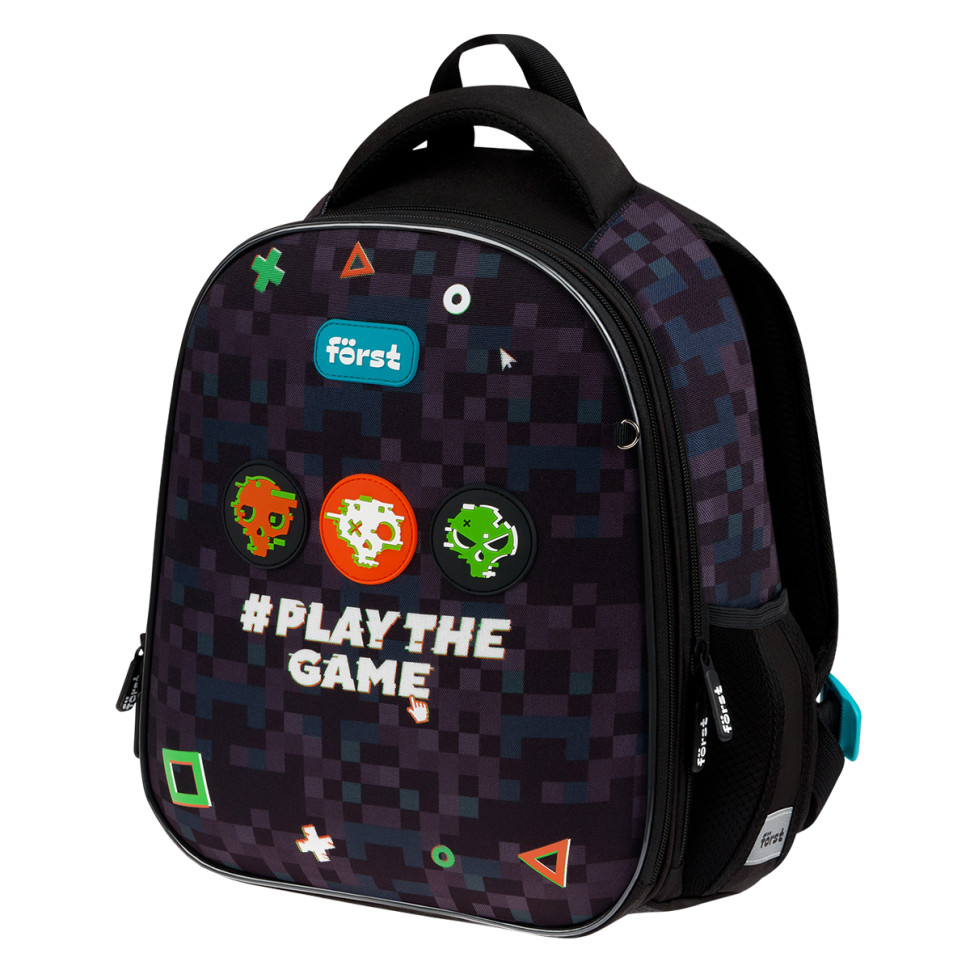 Ранец F?rst F-Top облегченный "Play the game" 36*28*15см, 2 отделения, 2 кармана, анатомическая спинка, 379044