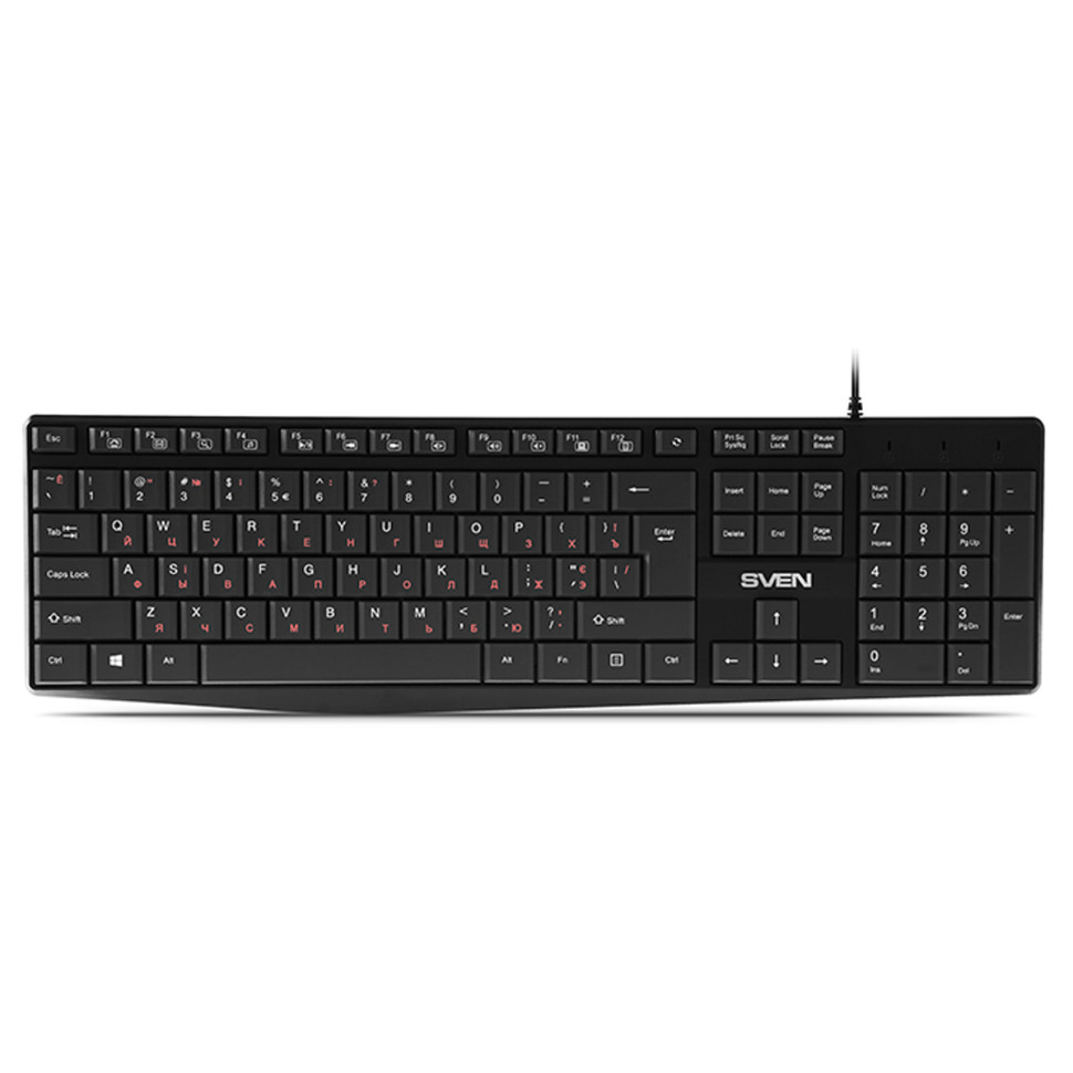 Клавиатура Sven KB-S305, USB, черный, 353255